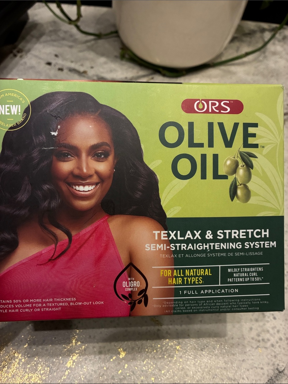 Olive Oil Texlax & Stretch Semi-Straightening System